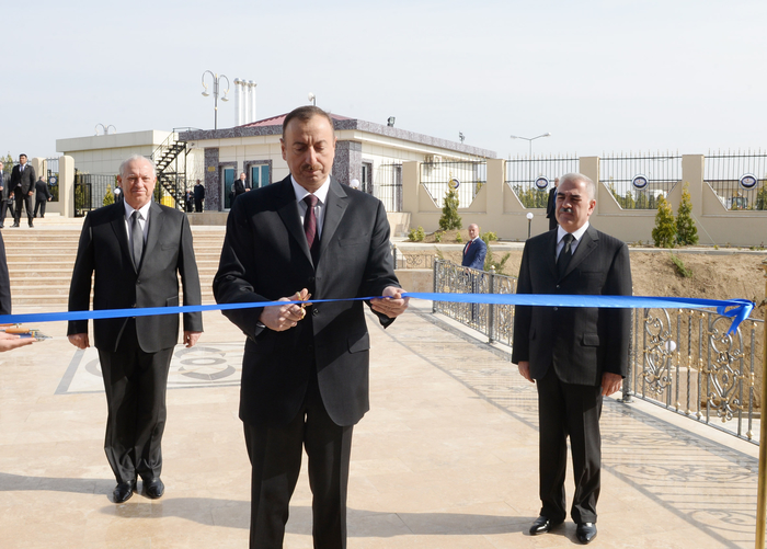 Azerbaijani president attends opening of new building of Nakhchivan International Airport
