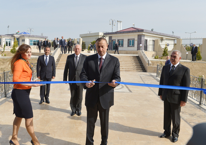 Azerbaijani president attends opening of new building of Nakhchivan International Airport