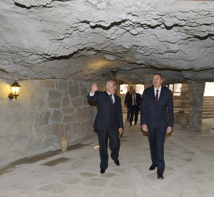 Azerbaijani president visits Nakhchivangala History and Architecture Museum Complex