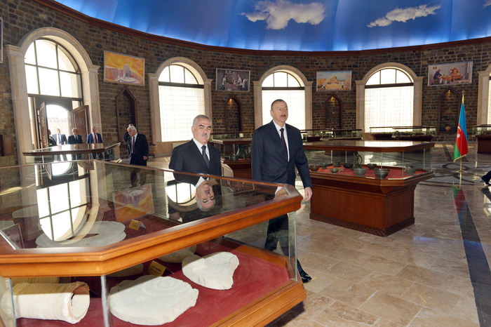 Azerbaijani president visits Nakhchivangala History and Architecture Museum Complex