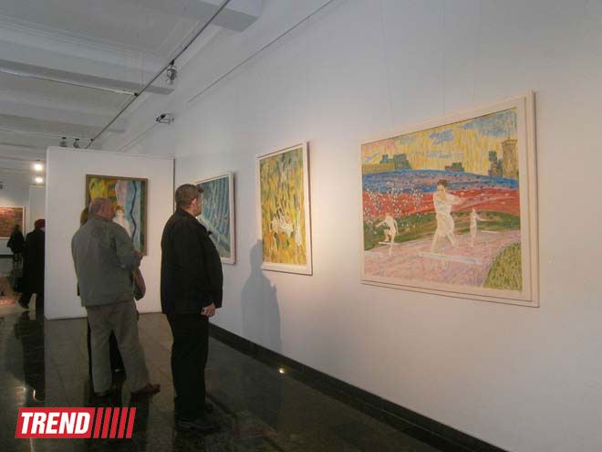 В Баку открылась юбилейная выставка Одтекина Агабабаева: "Я радуюсь каждому утру" (ФОТО)