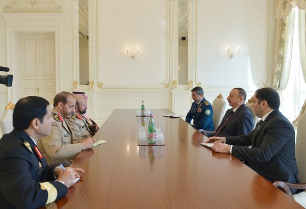 Azerbaijani president receives Director General of Border Guard of Kingdom of Saudi Arabia