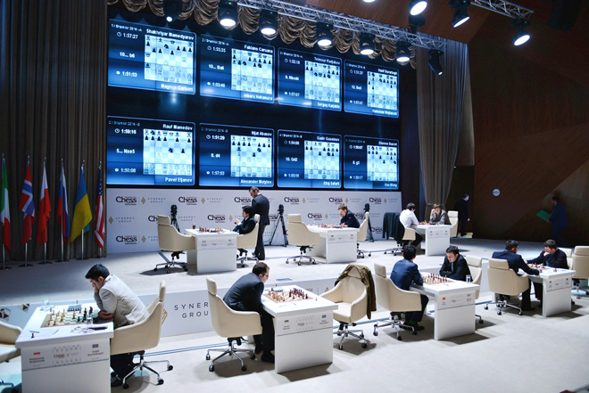 Первый ход племянницы Вугара Гашимова - фоторепортаж с "Shamkir Chess 2014"