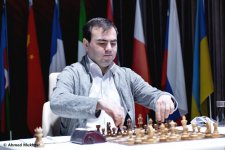 Фоторепортаж с третьего тура международного шахматного турнира "Shamkir Chess 2014"