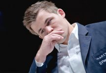 Фоторепортаж с третьего тура международного шахматного турнира "Shamkir Chess 2014"