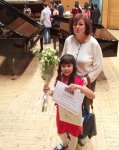 Юная пианистка Ройа Гусейнова удостоена международного диплома "İnternet Music Competition 2014" (ФОТО)