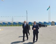 Президент Ильхам Алиев принял участие в открытии электроподстанции "Агдаш" (ФОТО)