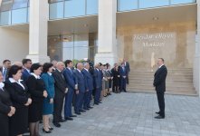Президент Азербайджана принял участие в открытии Центра Гейдара Алиева в Агдаше (ФОТО)