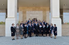 Президент Азербайджана принял участие в открытии Центра Гейдара Алиева в Агдаше (ФОТО)