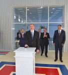 Президент Ильхам Алиев принял участие в открытии Агдашского завода по
переработке фруктов (ФОТО)