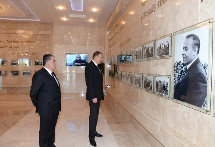 Президент Азербайджана принял участие в открытии Центра Гейдара Алиева в Агдаше (ФОТО)