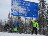 Из жаркого Азербайджана в заснеженный Мурманск - репортаж российского ТВ об известном путешественнике Рамиле Зиядове (видео)