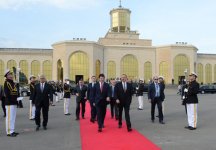 Завершился рабочий визит Президента Азербайджана в Грузию (ФОТО)