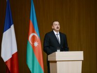 Президент Ильхам Алиев: Азербайджано-французские отношения и в будущем будут развиваться по нарастающей (ФОТО)