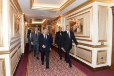 Ильхам Алиев принял участие в открытии пятизвездочного отеля в Шамахы (ФОТО)