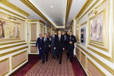 Ильхам Алиев принял участие в открытии пятизвездочного отеля в Шамахы (ФОТО)