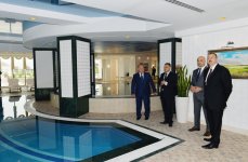 Ильхам Алиев принял участие в открытии пятизвездочного отеля в Шамахы (ФОТО)