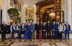 Ильхам Алиев принял участие в открытии пятизвездочного отеля в Шамахы (ФОТО)