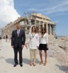 Президент Азербайджана и его супруга посетили Афинский акрополь (ФОТО)
