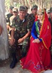 Танцовщица Фатима Фаталиева выступила с концертом перед военнослужащими (фото)