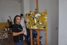 В бакинской галерее "Art Villa" прошел интерактивный творческий пленэр (ФОТО)