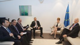 Президент Азербайджана провел встречи с председателем ПАСЕ, генсеком Совета Европы и главой Евросуда по правам человека (ФОТО)
