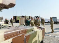 Президент Ильхам Алиев наблюдал за оперативно-тактическими учениями по случаю 96-й годовщины создания ВС Азербайджана (ФОТО)