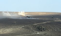 Президент Ильхам Алиев наблюдал за оперативно-тактическими учениями по случаю 96-й годовщины создания ВС Азербайджана (ФОТО)