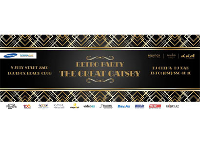 На берегу Каспия состоится RETRO PARTY 2 - The Great Gatsby!