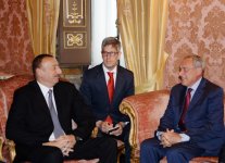 Президент Ильхам Алиев встретился с председателем Сената Италии Пьетро Грассо (ФОТО)