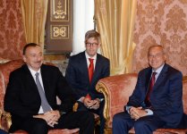 Президент Ильхам Алиев встретился с председателем Сената Италии Пьетро Грассо (ФОТО)