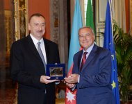 Президент Ильхам Алиев встретился с председателем Сената Италии Пьетро Грассо (ФОТО)