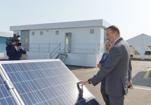 Президент Азербайджана принял участие в открытии Сураханской солнечной электростанции (ФОТО)