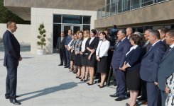 Президент Азербайджана принял участие в открытии Центра Гейдара Алиева в Хызы (ФОТО)