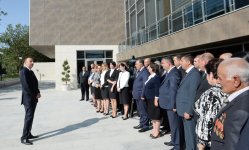 Президент Азербайджана принял участие в открытии Центра Гейдара Алиева в Хызы (ФОТО)