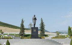 Azerbaijani president reviews Jafar Jabbarli park after reconstruction