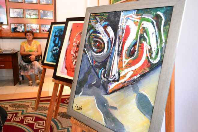 В Агстафе состоялось открытие выставки в рамках "Azerbaijan Art Festival - 2014" (ФОТО)