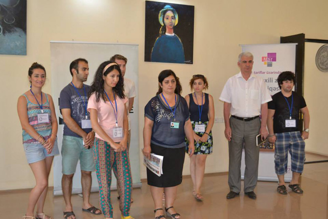 В Газахе состоялось открытие выставки в рамках "Azerbaijan Art Festival - 2014" (ФОТО)