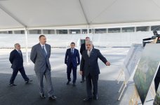 Ильхам Алиев ознакомился с ходом строительства Олимпийского стадиона в Баку  (ФОТО)