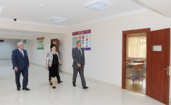 Президент Азербайджана ознакомился с состоянием здания одной из бакинских средних школ после капремонта (ФОТО)
