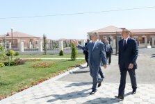 Azerbaijani president attends opening of new settlement for IDP families in Aghdam region