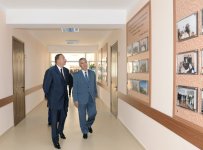Azerbaijani president attends opening of new settlement for IDP families in Aghdam region