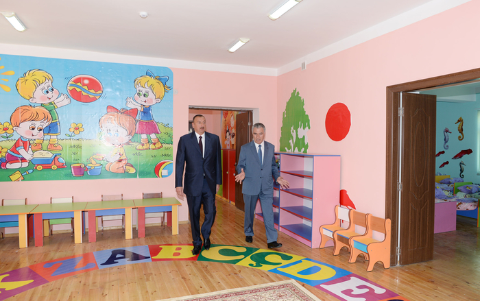 Azerbaijani president attends opening of new settlement for IDP families in Aghdam region