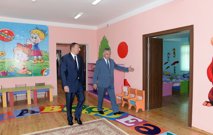 Azerbaijani president attends opening of new settlement for IDP families in Aghdam region
