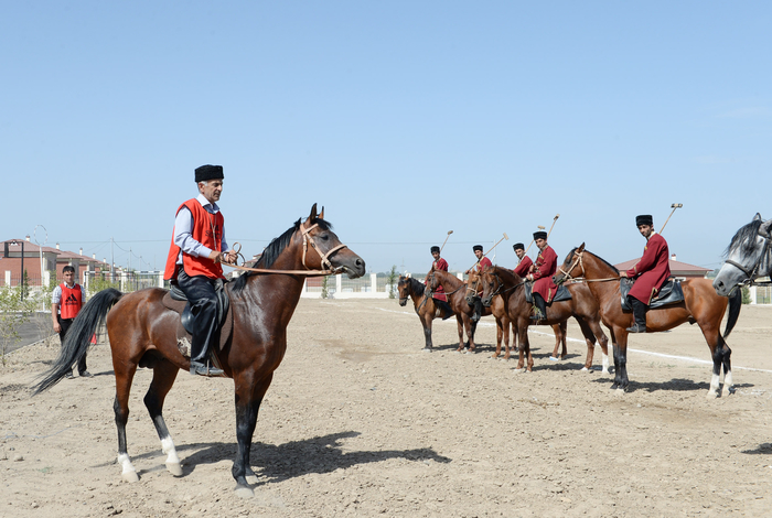 Azerbaijani president attends opening of new settlement for IDP families in Aghdam region