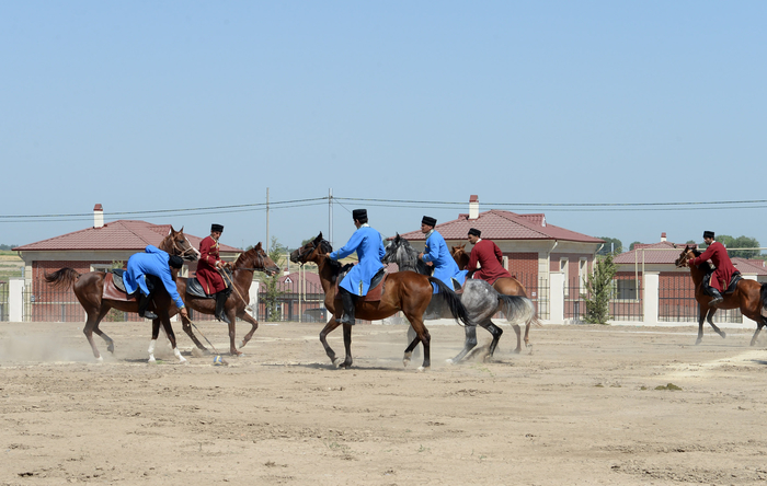 Azerbaijani president attends opening of new settlement for IDP families in Aghdam region