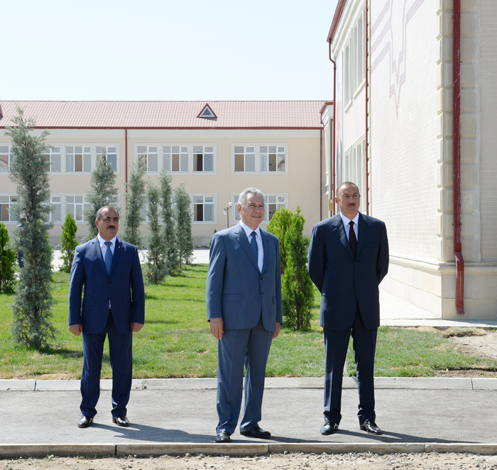 Azerbaijani president attends opening of new settlement for IDP families in Aghdam region