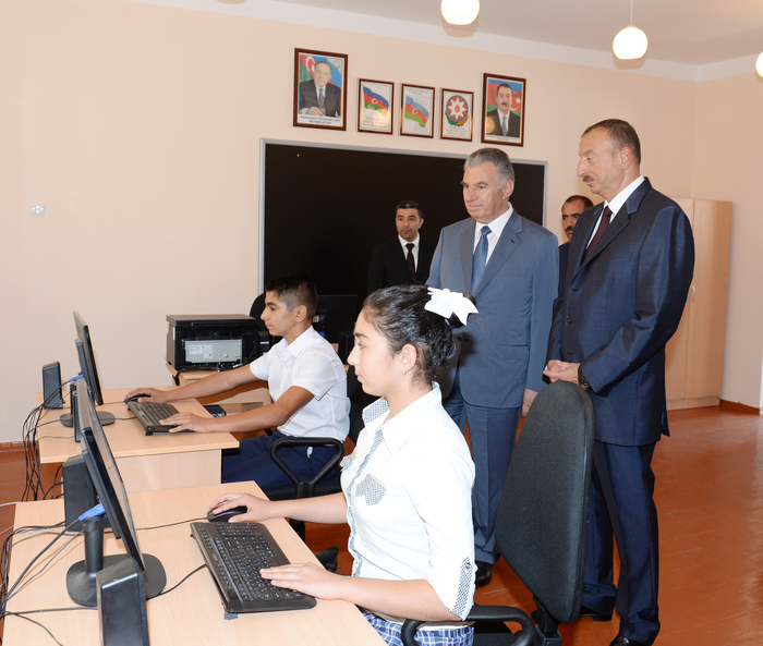 Azerbaijani president attends opening of new settlement for IDP families in Aghdam region