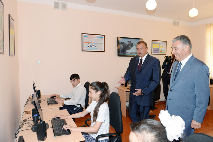 Azerbaijani president attends opening of new settlement for IDP families in Aghdam region