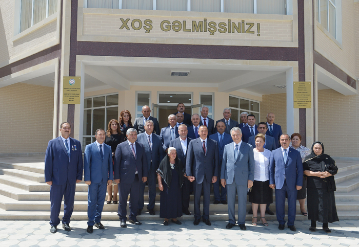 Azerbaijani president attends opening of new settlement for IDP families in Aghdam region